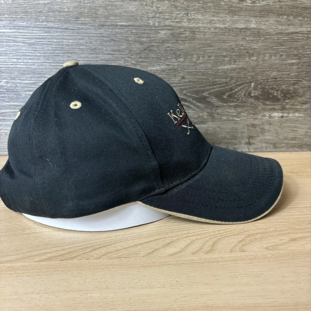 American Needle Keller GC 75th Anniversary Golf Hat Black Strapback Mens OSFA